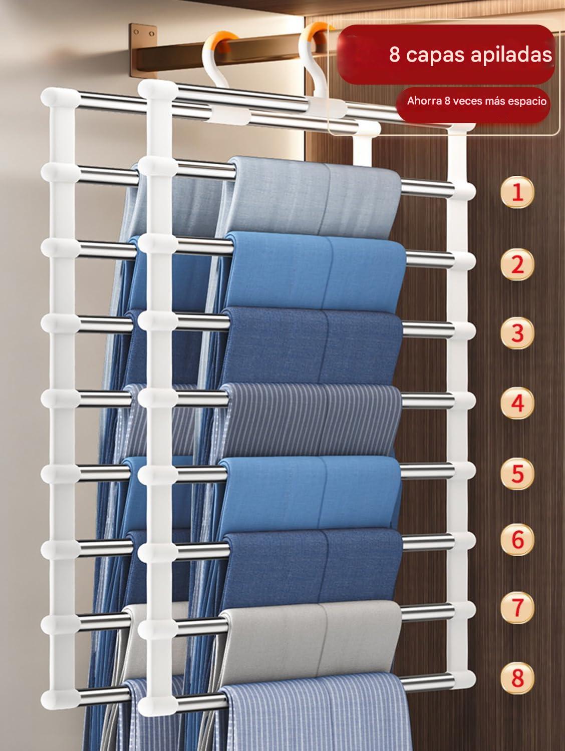 (30% DE DESCUENTO) Práctico juego de perchas plegables para ropa