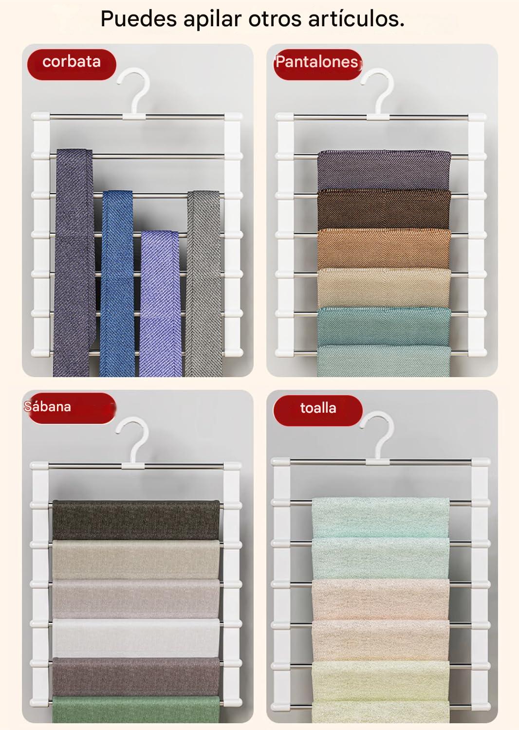 (30% DE DESCUENTO) Práctico juego de perchas plegables para ropa