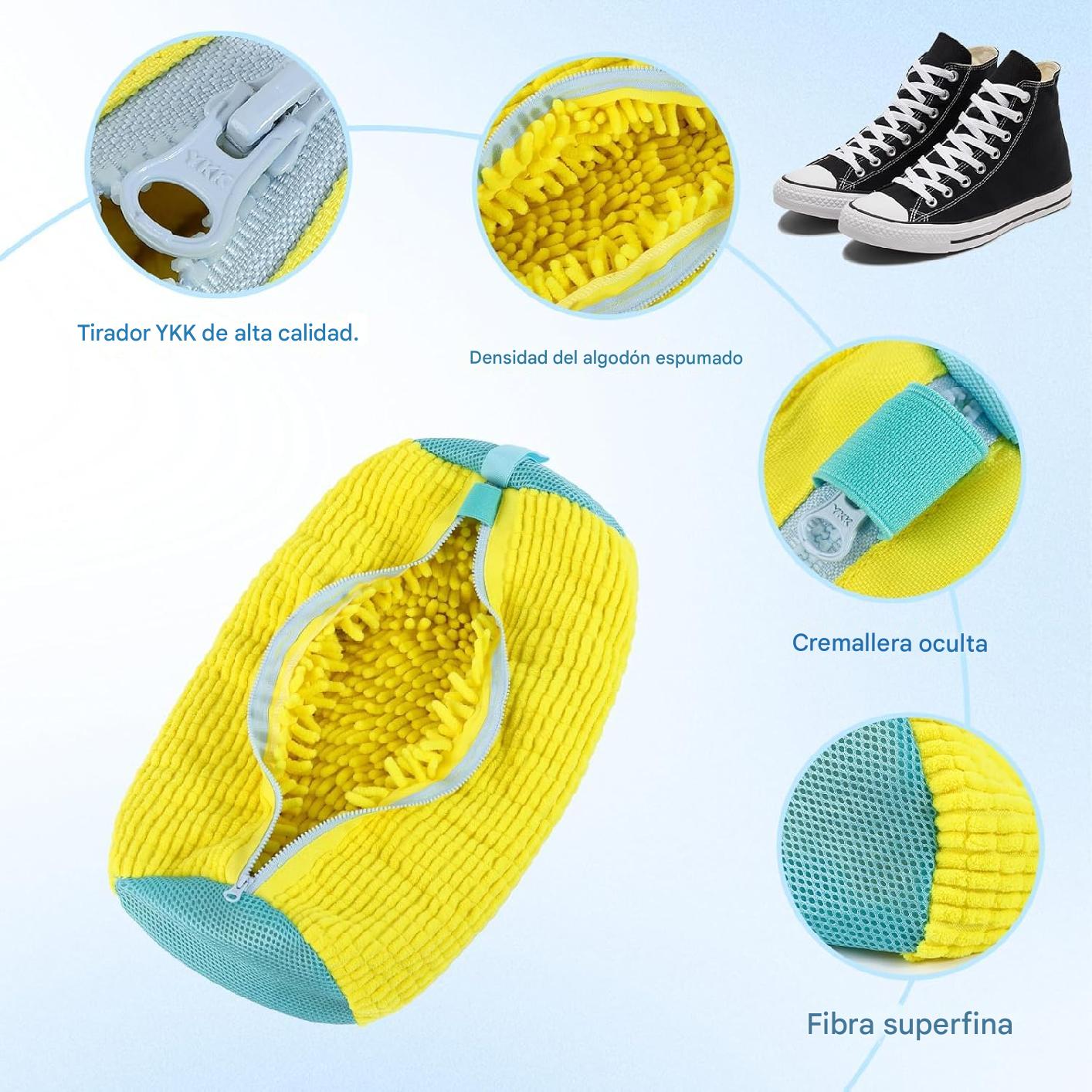 (30% DE DESCUENTO) Bolsa protectora para ropa de zapatos para lavadora.