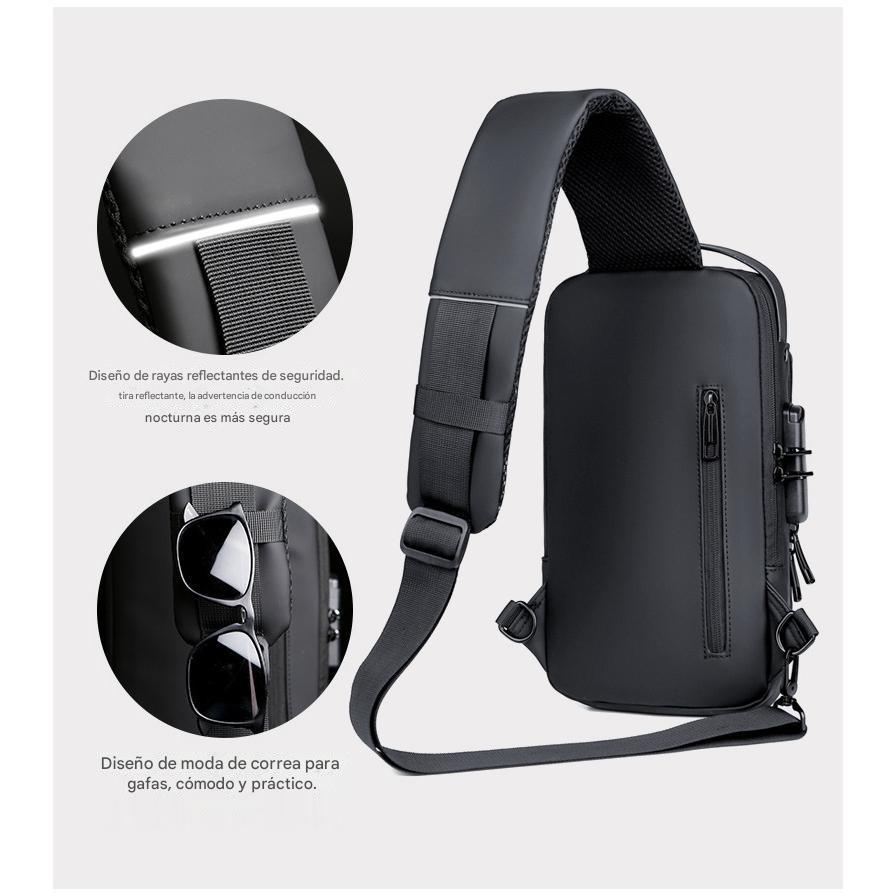 (30% DE DESCUENTO) Bolso bandolera antirrobo de moda con contraseña