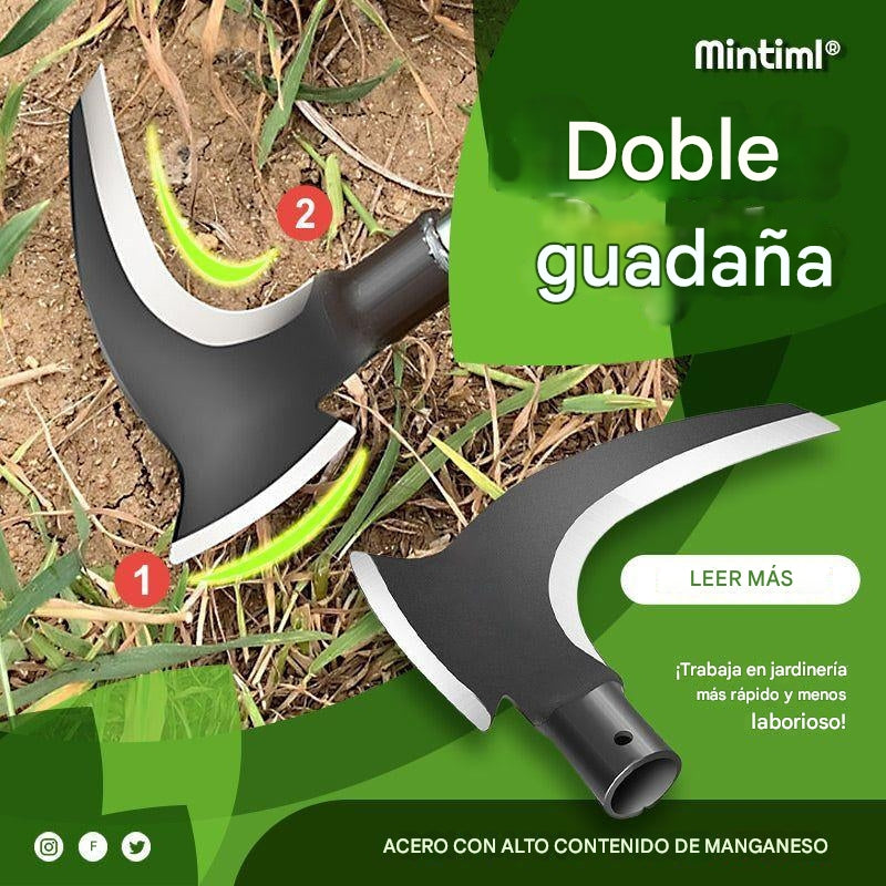 (30% DE DESCUENTO) Doble Media Luna Multiusos Fabricada En Acero Con Alto Contenido De Manganeso.