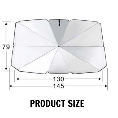 (30% DISCOUNT ) Foldable Car Sunshade, Heat Insulation, Sun Protection, Car Interior Protection