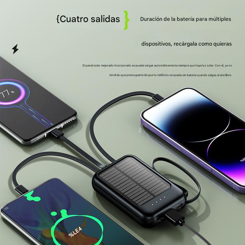 (30% DE DESCUENTO) El banco de energía solar Hegami admite la carga rápida de muchos modelos de teléfonos