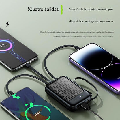 (30% DE DESCUENTO) El banco de energía solar Hegami admite la carga rápida de muchos modelos de teléfonos