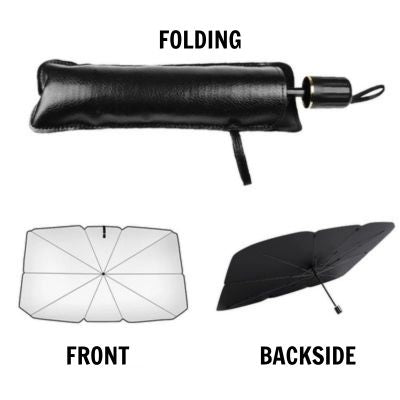 (30% DISCOUNT ) Foldable Car Sunshade, Heat Insulation, Sun Protection, Car Interior Protection