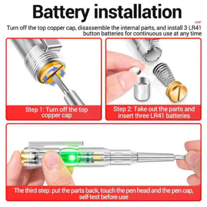 (OFERTA CALIENTE) Bolígrafo Comprobador de Tensión Inteligente