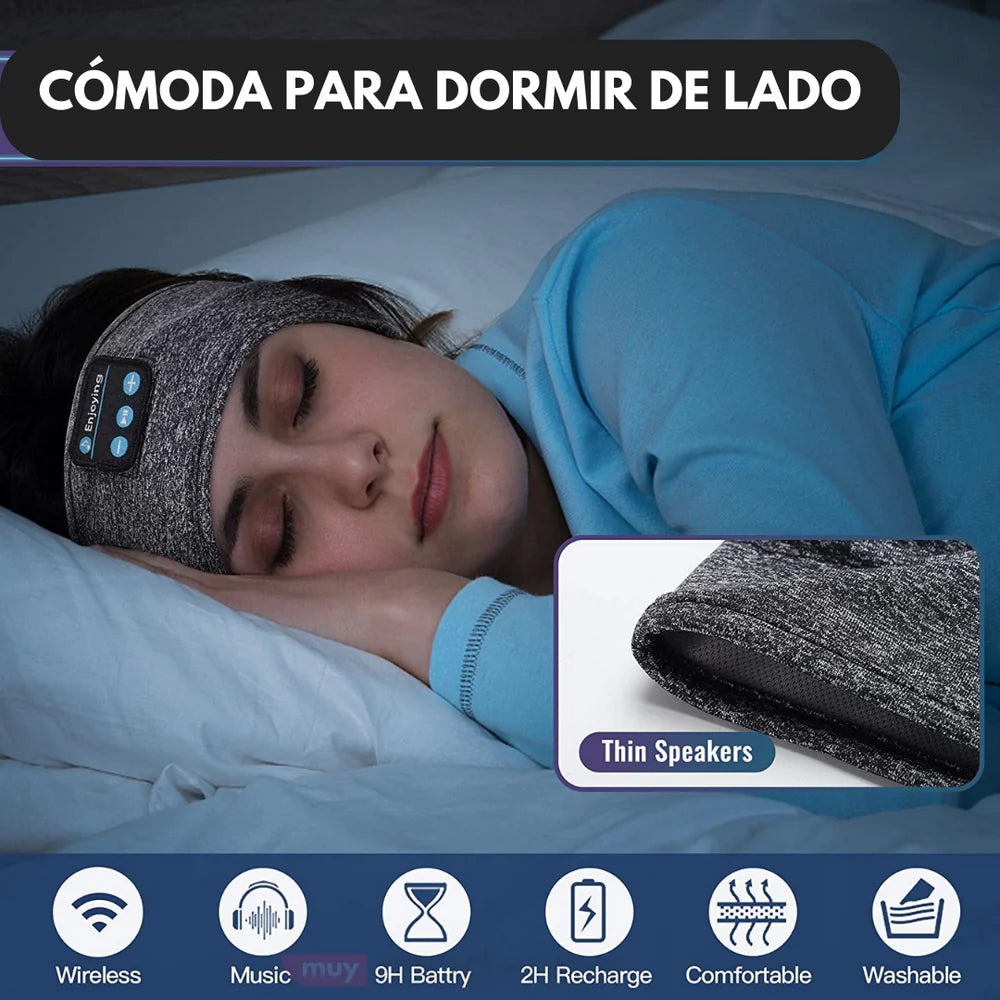 (30% de descuento) Cubre Ojos con Auriculares Bluetooth