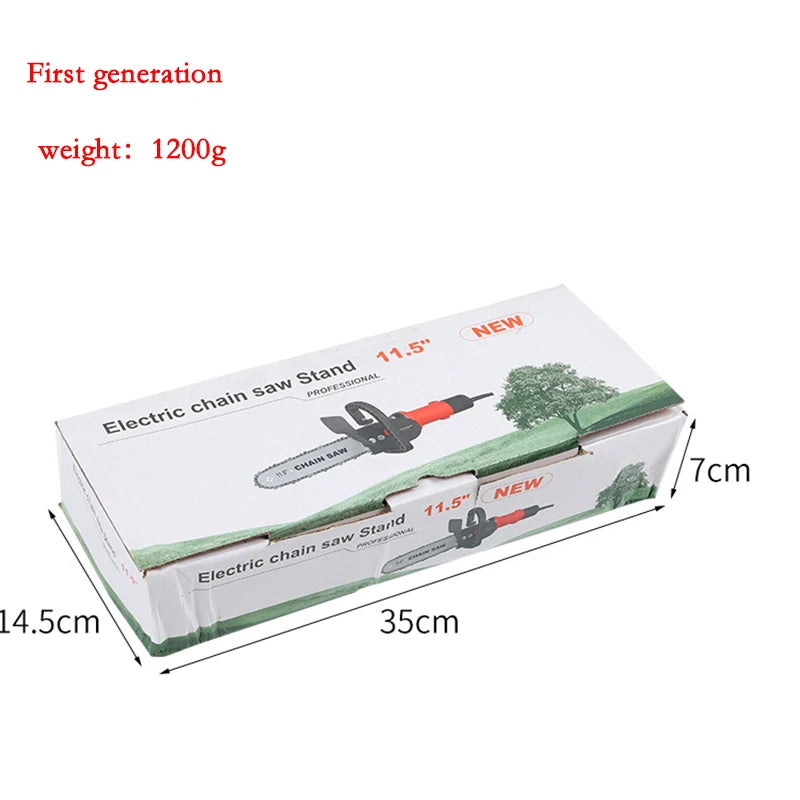 (30% de descuento) Kit de conversión de amoladora angular eléctrica a motosierra