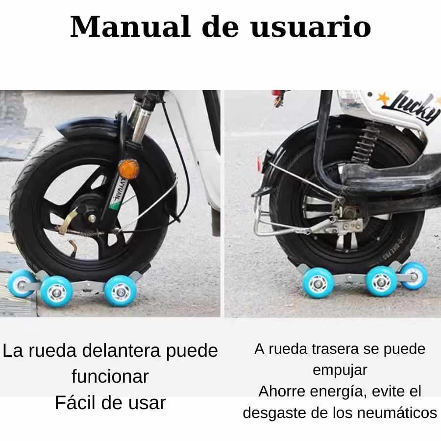 (30% DE DESCUENTO) La Rueda Motriz Que Empuja La Moto Está Pinchada