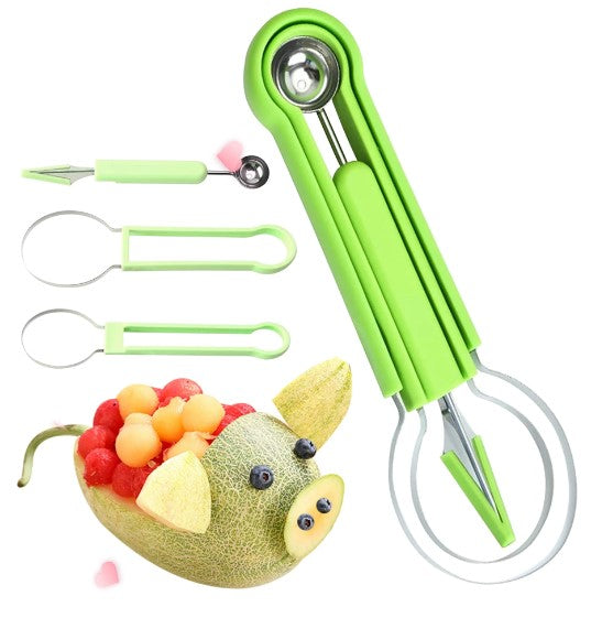 (30% DE DESCUENTO) 🍉Cuchillo para frutas 4 en 1