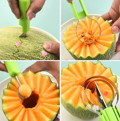 (30% DE DESCUENTO) 🍉Cuchillo para frutas 4 en 1