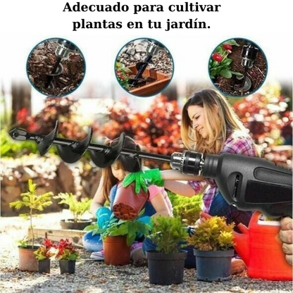 (30% de descuento) Broca en espiral para barrena de jardinería fácil