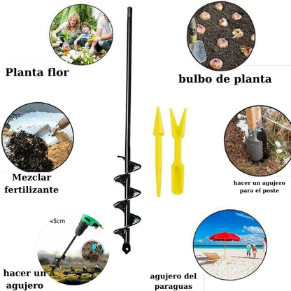 (30% de descuento) Broca en espiral para barrena de jardinería fácil