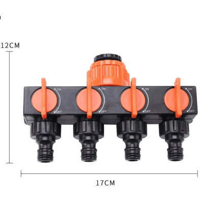 (30% de descuento) Conector de manguera de grifo desviador de grifo de 4 vías