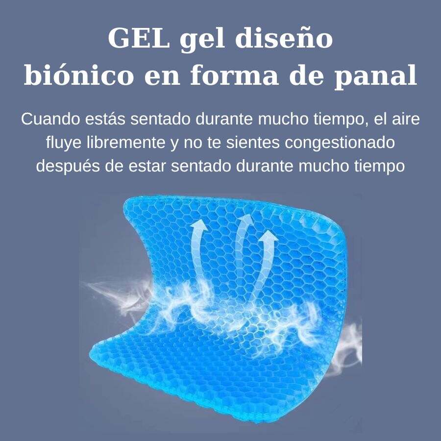 (30% DE DESCUENTO) Cojín De Asiento De Gel En Forma De Panal