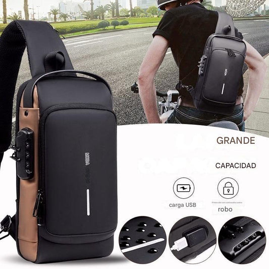 (30% DE DESCUENTO) Bolso bandolera antirrobo de moda con contraseña