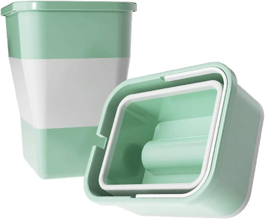 (30% DE DESCUENTO) Bote de basura portátil, ideal para viajes por carretera y campamentos, plástico duradero, se adapta a la mayoría de los vehículos.