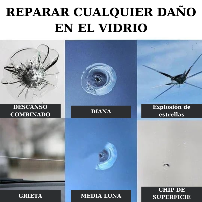 (30% de descuento) Kit de reparación de vidrio Cracks Gone