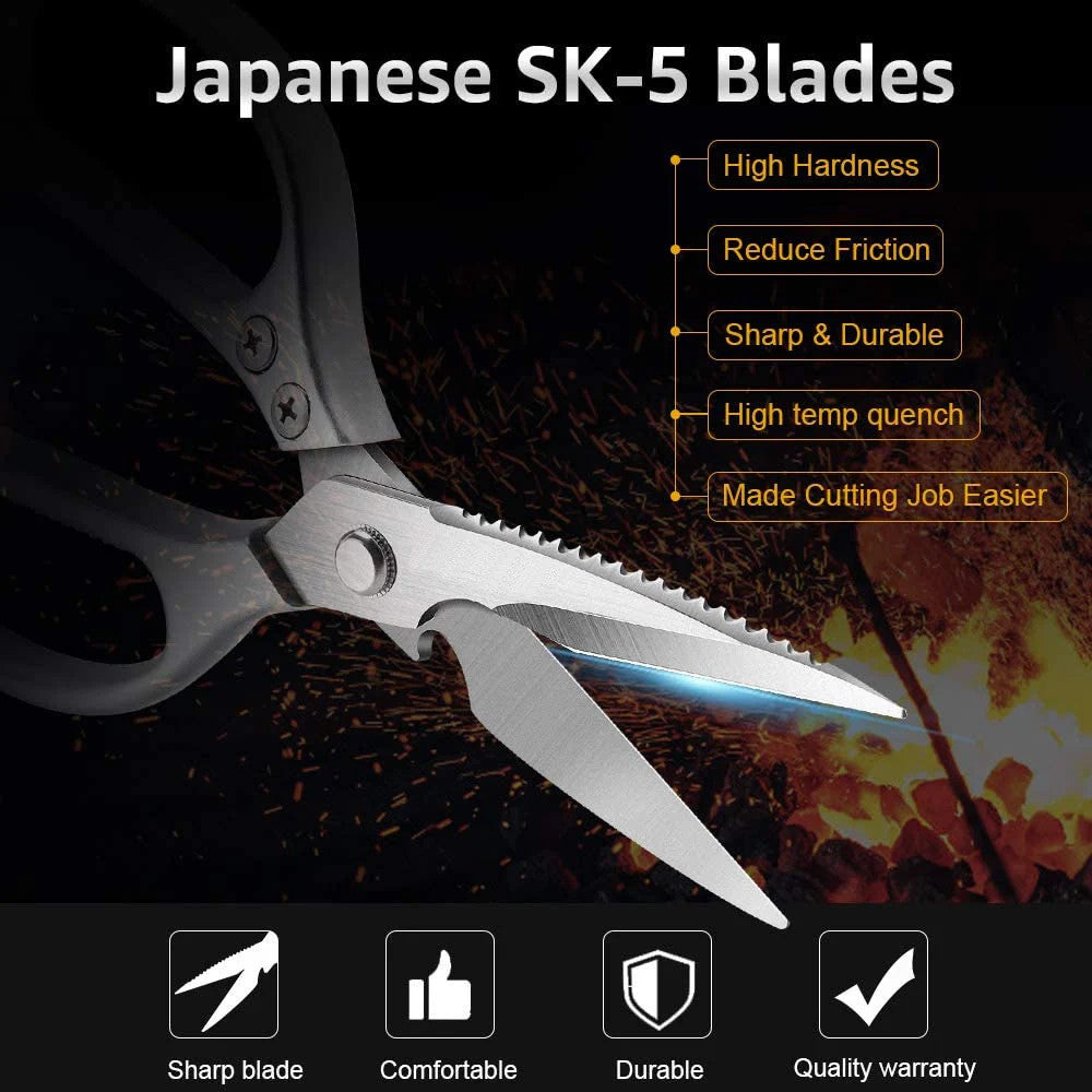 (30% de descuento) Tijeras de acero SK5 fabricadas en Japón.