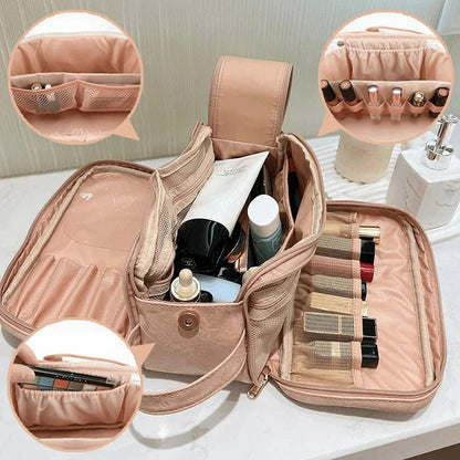 (30% DE DESCUENTO) Bolsa de maquillaje de viaje de gran capacidad.