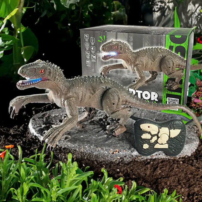 (30% de descuento) Juguetes infantiles de dinosaurios a control remoto para niños